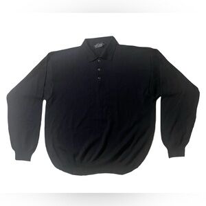 Brandini Men's Black Polo Shirt - Size XL